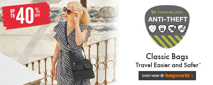Bagworld where Australia buys its Travelon bags